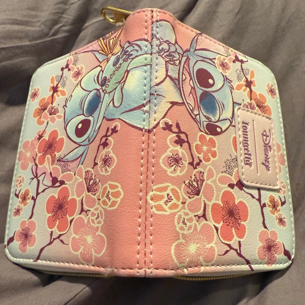 Loungefly Cherry Blossom Stitch Wallet - Picture 3 of 6